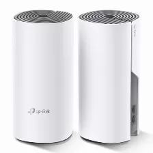 Sistema Mesh Tp-link Ac1200 Deco E4 2-pack, Wi-fi 5, Rj-45 2, 2.4/5ghz, Compatible Alexa, Blanco
